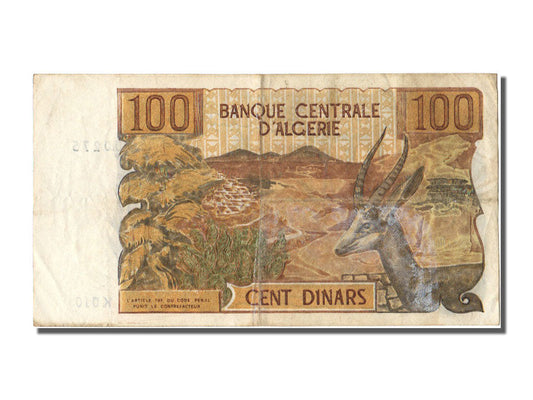 Nota,

Argélia,

100 Dinares