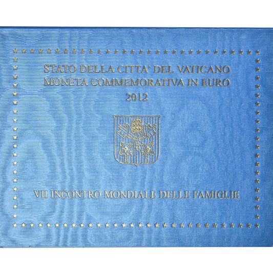 Vaticano, 
  
  2 euros, 
  
  7º Encontro Mundial de Famílias