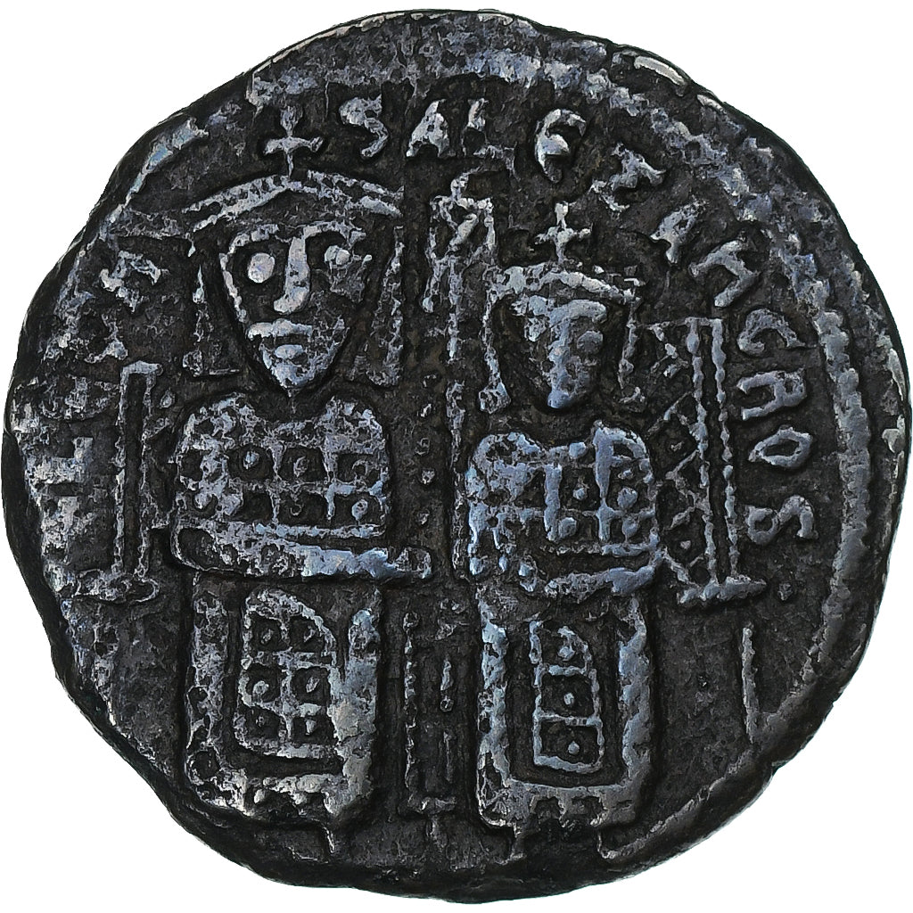 Leão VI e Alexandre, 
  
  Follis, 
  
  886-912