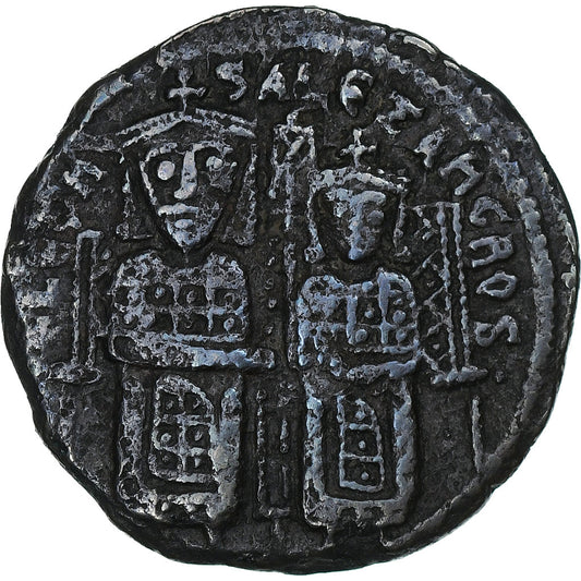 Leão VI e Alexandre, 
  
  Follis, 
  
  886-912