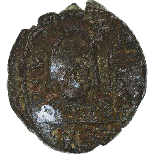 Justino II e Sofia, 
  
  10 Nummi, 
  
  572-578