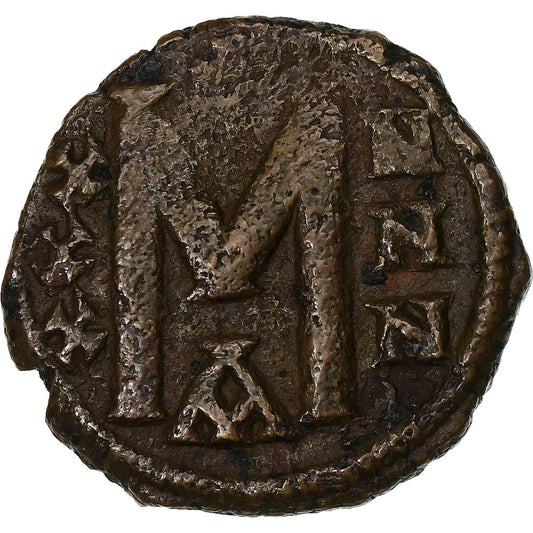 Leão V com Constantino, 
  
  Follis, 
  
  813-820