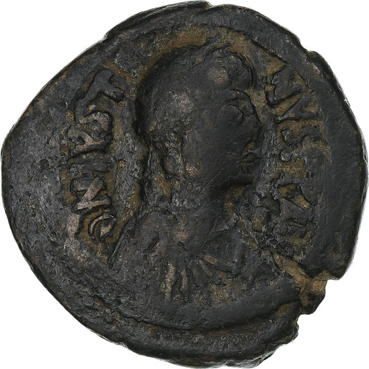 Justiniano I, 
  
  Follis, 
  
  527-565