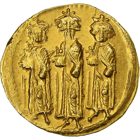 Heráclio,

Heráclio Constantino e Heraclonas,

Sólido