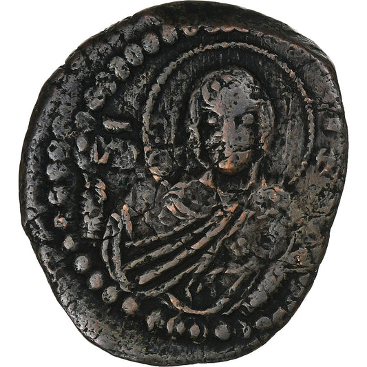 Época de Romano IV, 
  
  Follis, 
  
  1068-1071