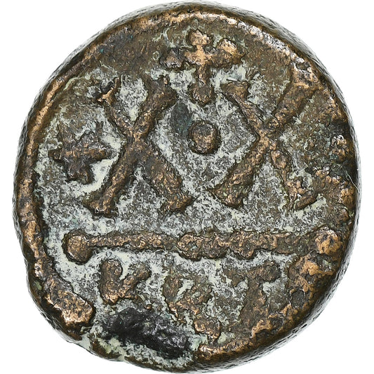 Heráclio, 
  
  Meio Follis, 
  
  610-641