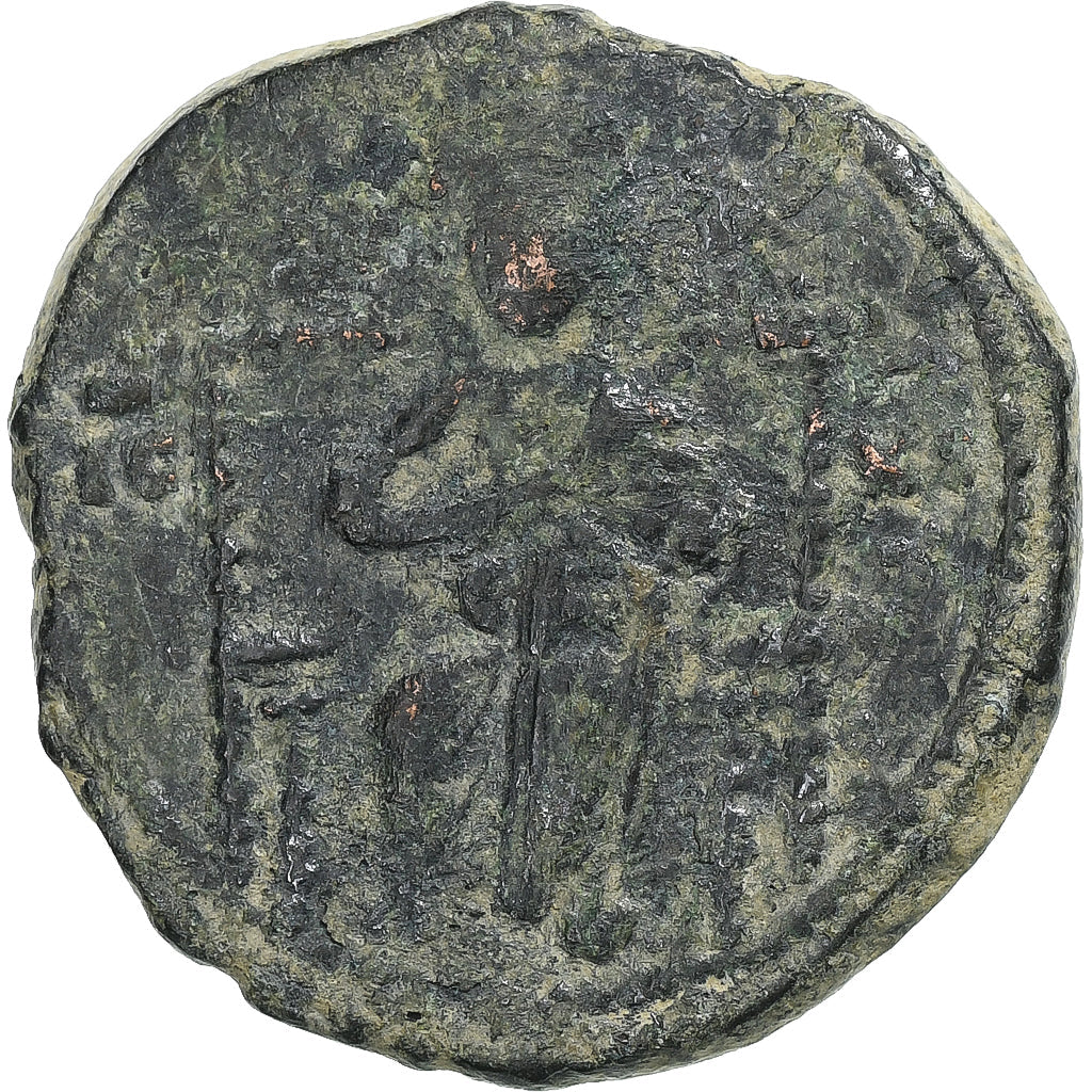 Época de Constantino IX, 
  
  Follis, 
  
  1042-1055