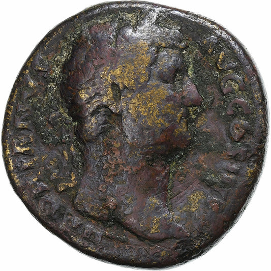 Adriano, 
  
  Sestércio, 
  
  137-138