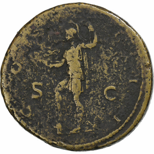 Adriano, 
  
  Sestércio, 
  
  125-127