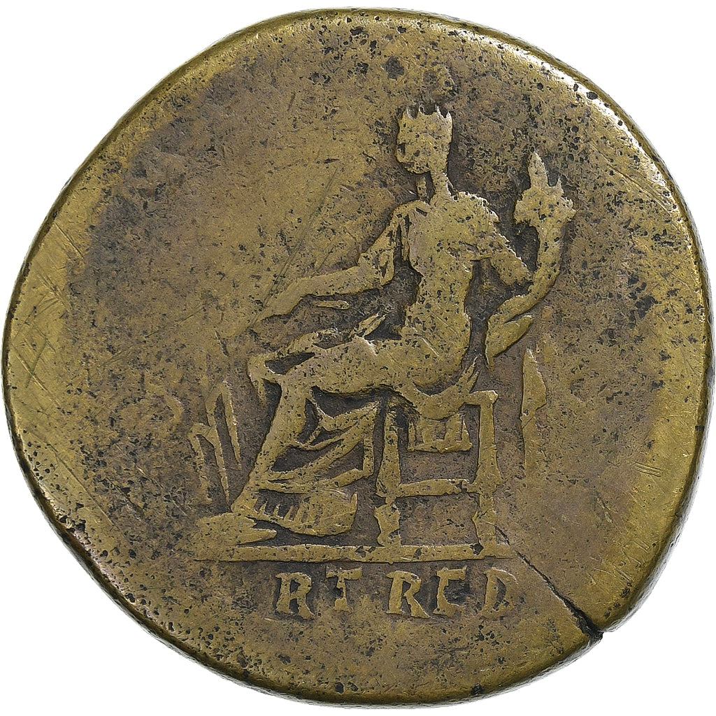 Adriano, 
  
  Sestércio, 
  
  118