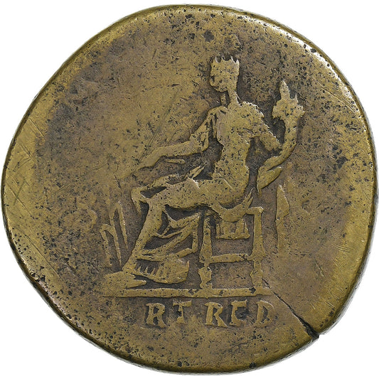 Adriano, 
  
  Sestércio, 
  
  118