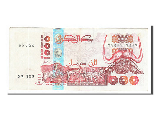 Nota,

Argélia,

1000 Dinares