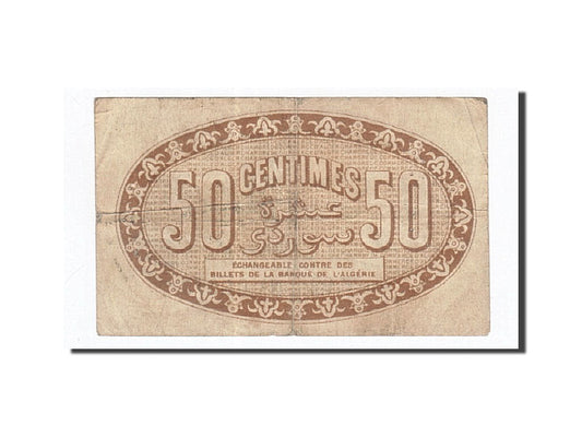Nota, 
  
  Argélia, 
  
  50 centavos