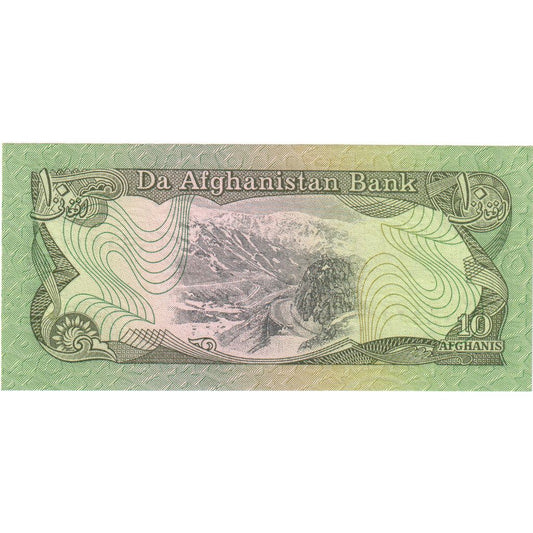 Afeganistão, 
  
  10 afegãos, 
  
  UNC(65-70)