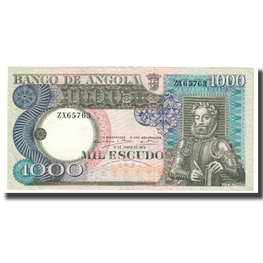 Nota, 
  
  Angola, 
  
  1000 Escudos
