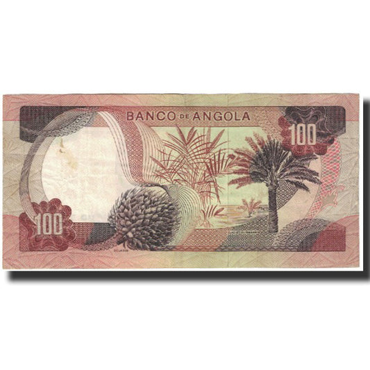 Nota, 
  
  Angola, 
  
  100 escudos