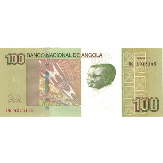 Nota, 
  
  Angola, 
  
  100 Kwanzas